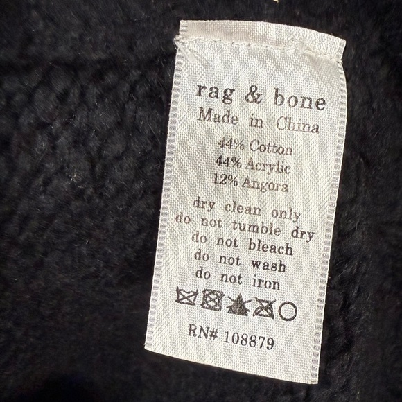 Rag & Bone Black Crew Neck Sweater - Picture 4 of 4